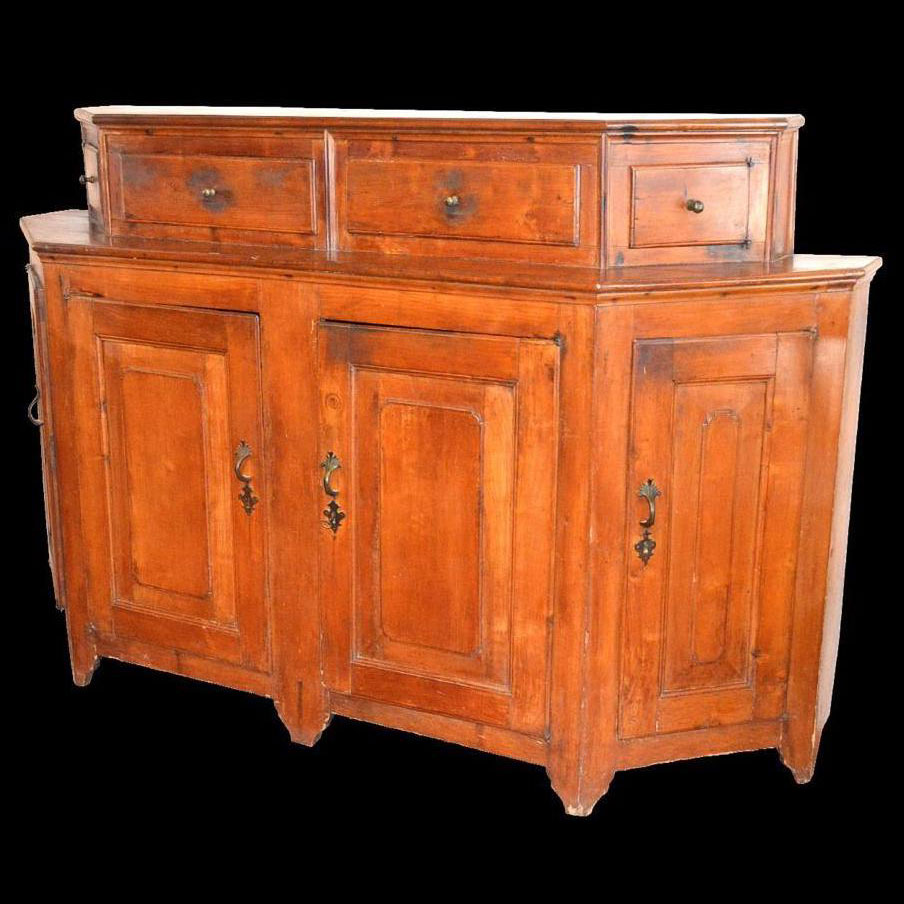 CREDENZA SCANTONATA IN CILIEGIO DEL 700